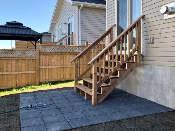 Staricase and Patio